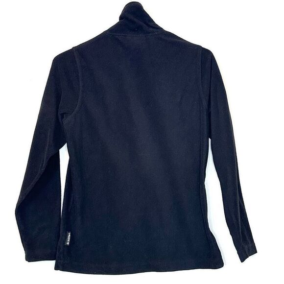 Killtec Mock Neck 1/4 Zip Up Baselayer Pullover Black Fleece Jacket Size 12 - Picture 3 of 5